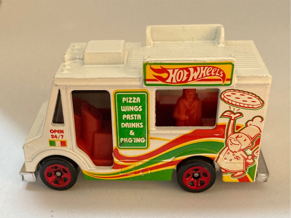 HW Pizza Truck  toy car collectible - Main Image 3