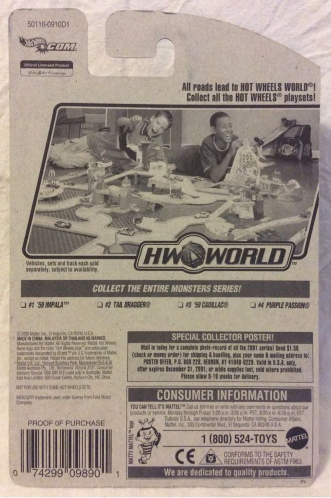 1941 Tail Dragger - Monsters toy car collectible - Main Image 2