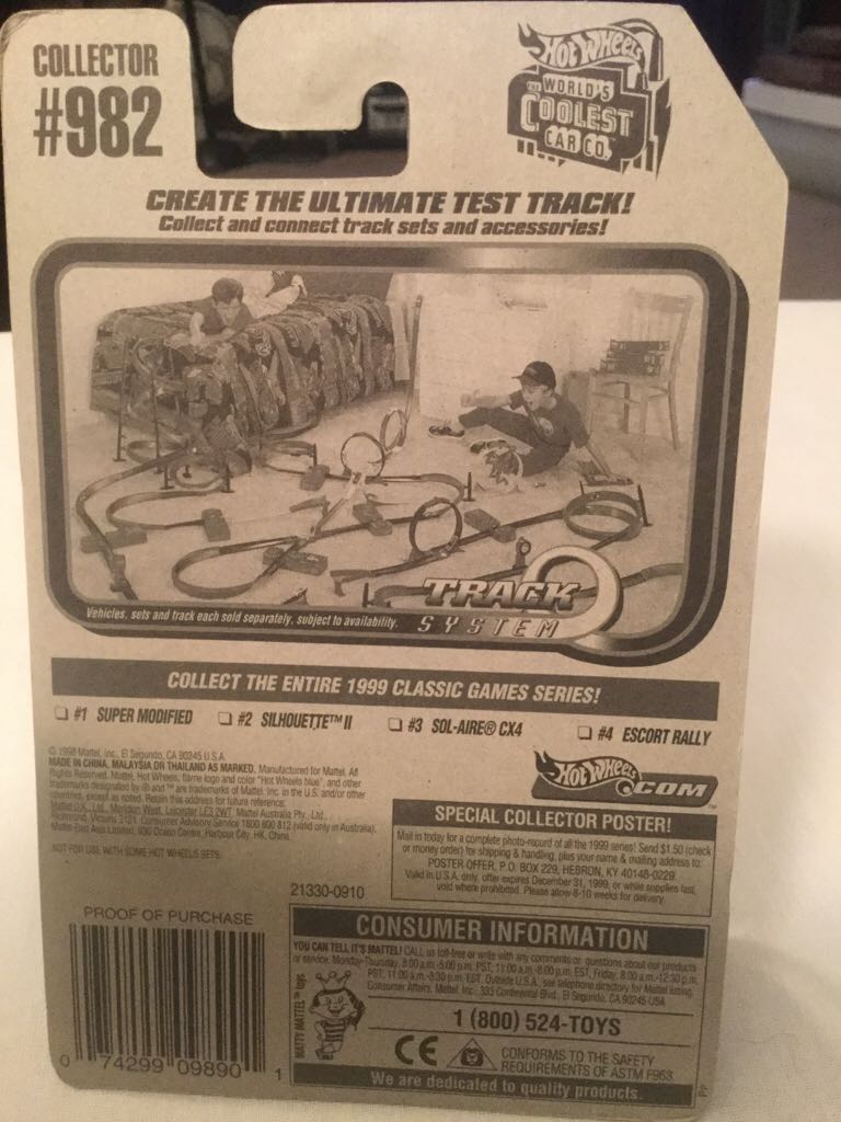 Silhouette II - Classic Games Series toy car collectible - Main Image 2