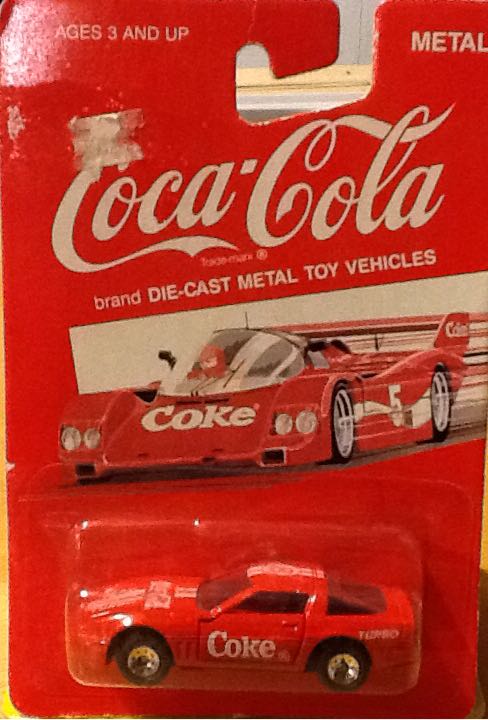 1988 Corvette - Coca Cola toy car collectible - Main Image 1