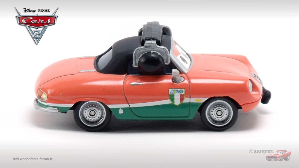 Giuseppe Motorosi - (2011 - Cars 2) MOVIE MOMENTS (54) toy car collectible - Main Image 3