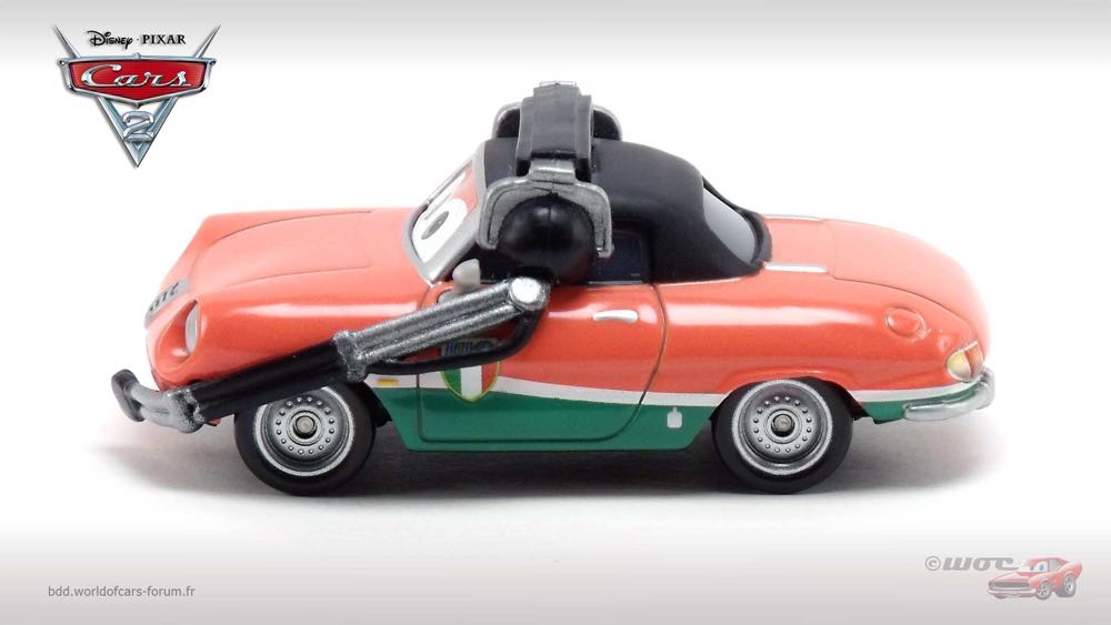 Giuseppe Motorosi - (2011 - Cars 2) MOVIE MOMENTS (54) toy car collectible - Main Image 4