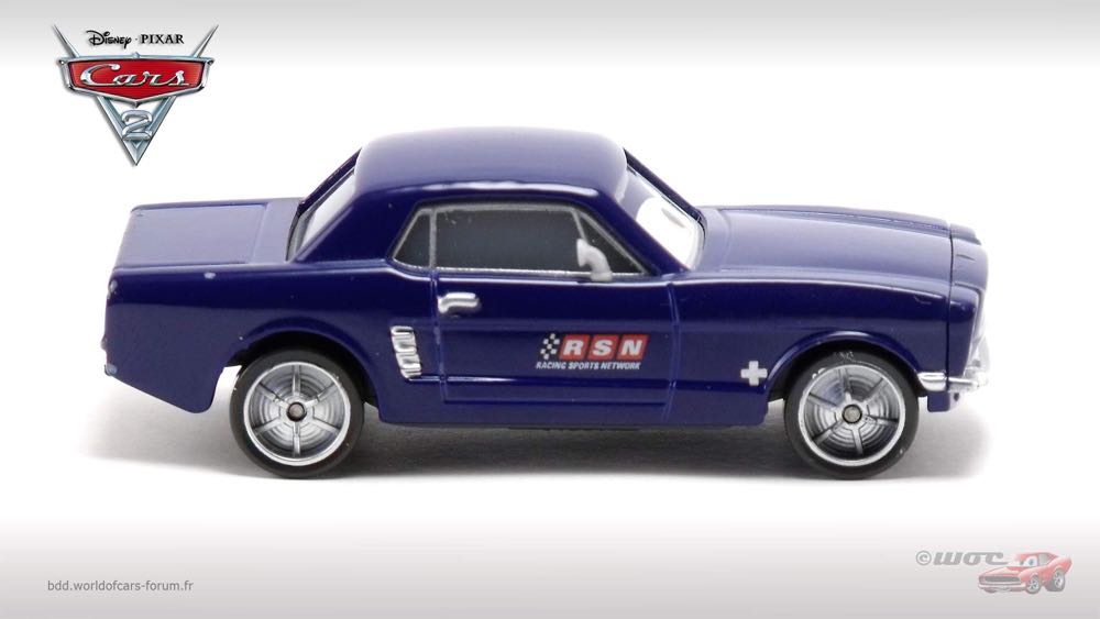 Brent Mustangburger - (2011 - Cars 2) MOVIE MOMENTS (54) toy car collectible - Main Image 3