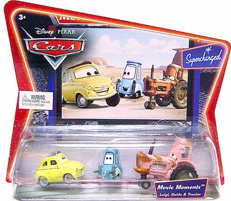 Luigi - CARS - (2) Supercharged Card (Movie Moments) toy car collectible - Main Image 1