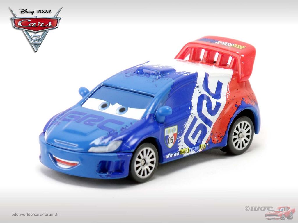 Raoul ÇaRoule - (2011 - Cars 2) KMART / SYNTHETIC RUBBER TIRES (10) toy car collectible - Main Image 2