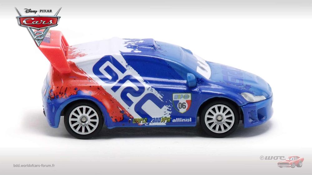 Raoul ÇaRoule - (2011 - Cars 2) KMART / SYNTHETIC RUBBER TIRES (10) toy car collectible - Main Image 3