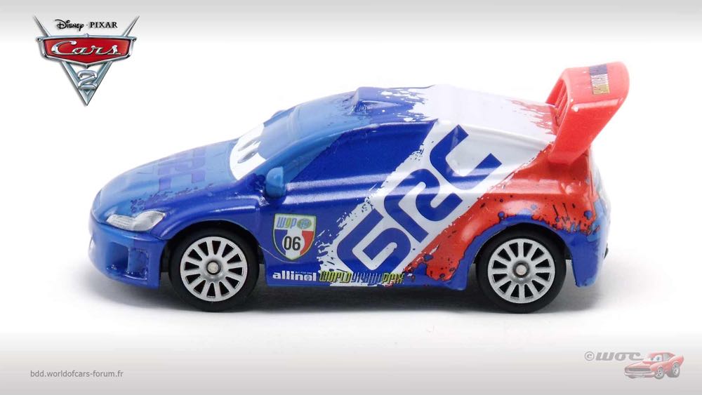 Raoul ÇaRoule - (2011 - Cars 2) KMART / SYNTHETIC RUBBER TIRES (10) toy car collectible - Main Image 4