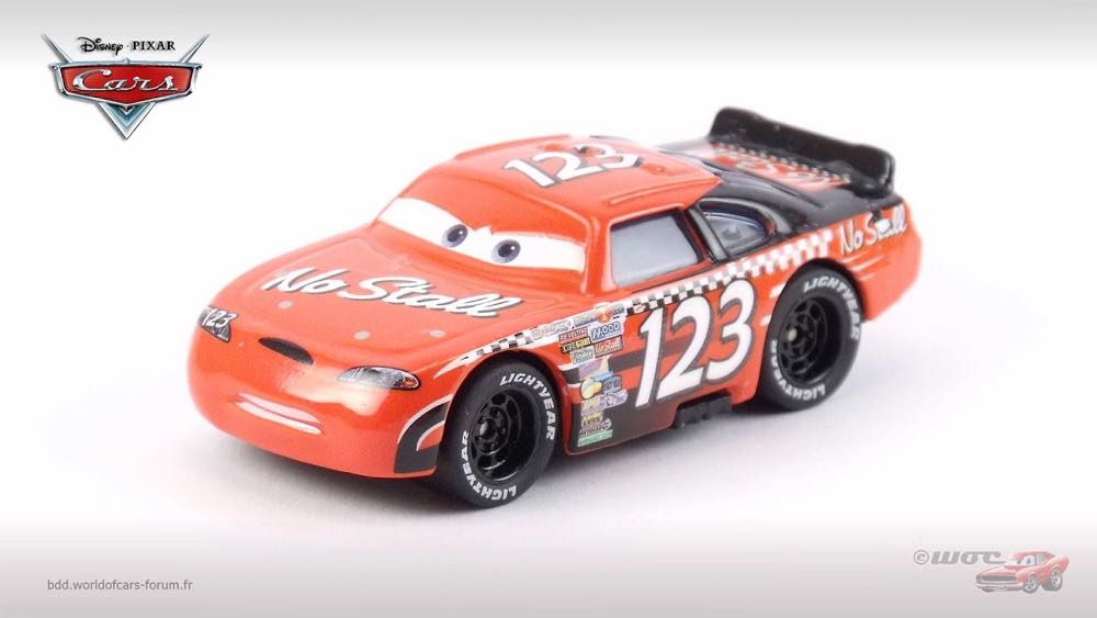 No Stall - (2008 - World of Cars) PIT ROW LAUNCHER (9) toy car collectible - Main Image 2