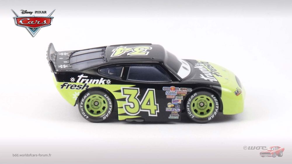 Trunk Fresh - (2008 - World of Cars) PIT ROW LAUNCHER (9) toy car collectible - Main Image 3