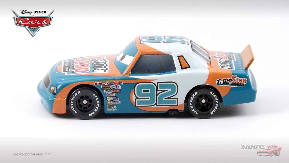 Sputter Stop No. 92 - (2010 - Final Lap) WHEEL LAUNCHERS (18) toy car collectible - Main Image 4