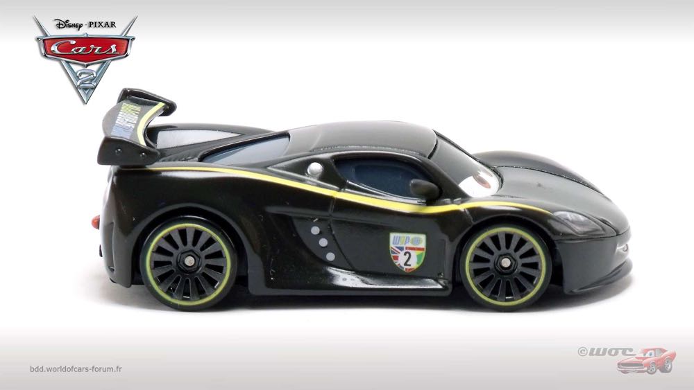 Lewis Hamilton - (2011 - Cars 2) PIT ROW LAUNCHER (13) toy car collectible - Main Image 3