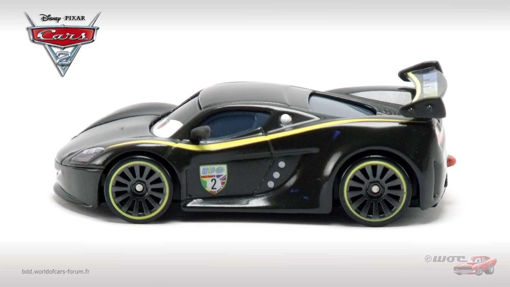 Lewis Hamilton - (2011 - Cars 2) PIT ROW LAUNCHER (13) toy car collectible - Main Image 4