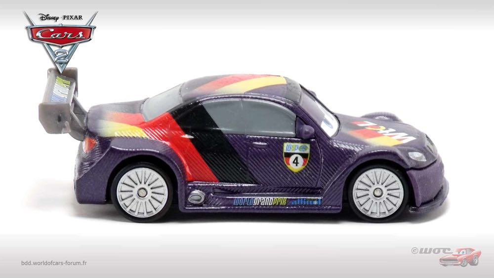 Max Schnell - (2011 - Cars 2) PIT ROW LAUNCHER (13) toy car collectible - Main Image 3