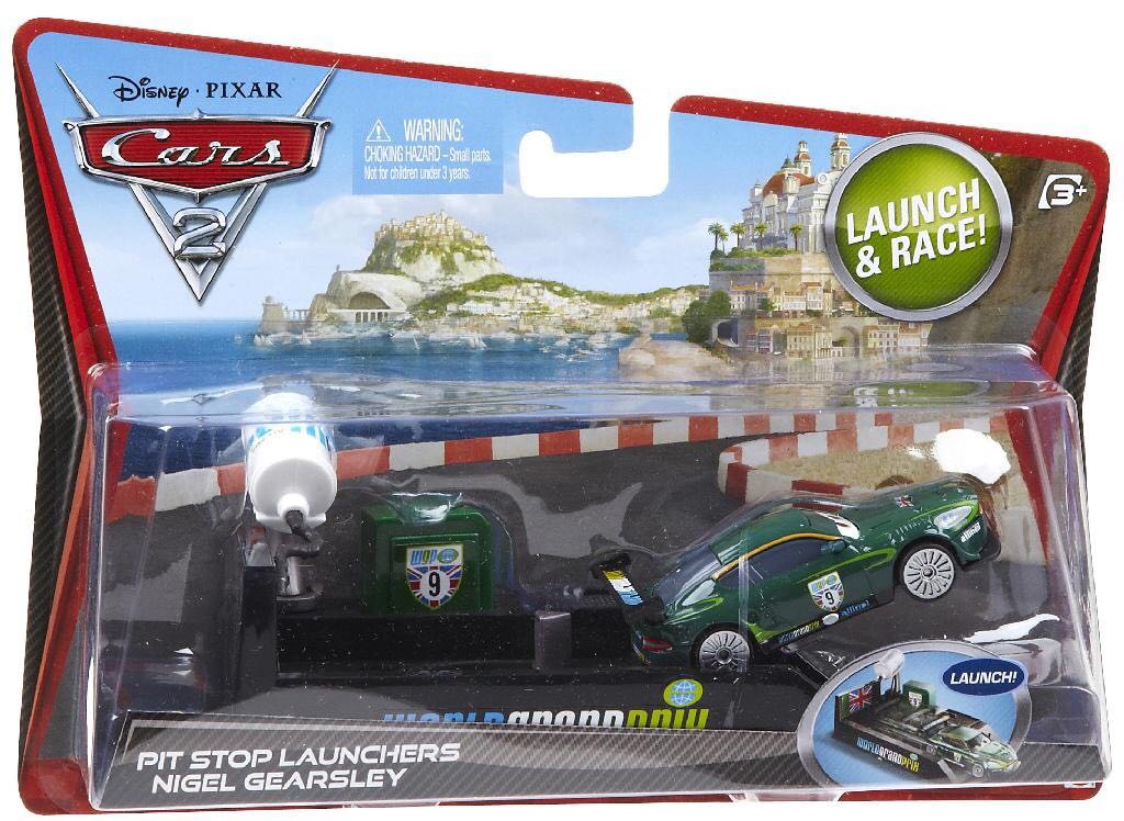 Nigel Gearsley - CARS 2 - Porto Corsa Card (Pit Stop Launcher) toy car collectible - Main Image 1