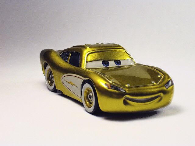 Lightning McQueen - LOOSE - CUSTOM - RUst-Eze Racing Logo toy car collectible - Main Image 2
