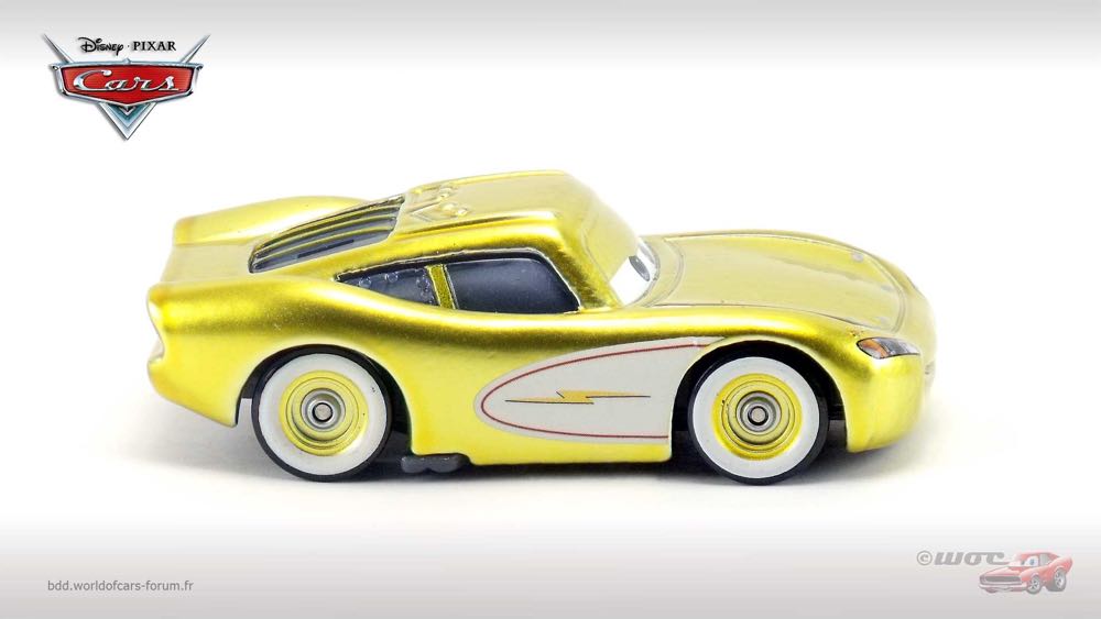 Lightning McQueen - LOOSE - CUSTOM - RUst-Eze Racing Logo toy car collectible - Main Image 3