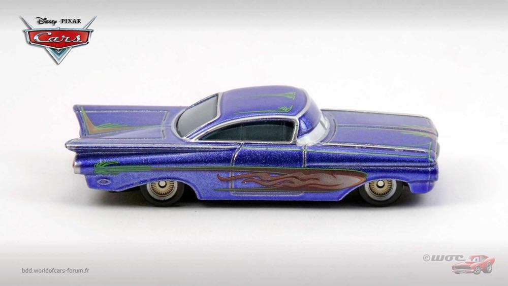 Ghostlight Ramone - LOOSE - (2008 - World of Cars) toy car collectible - Main Image 3