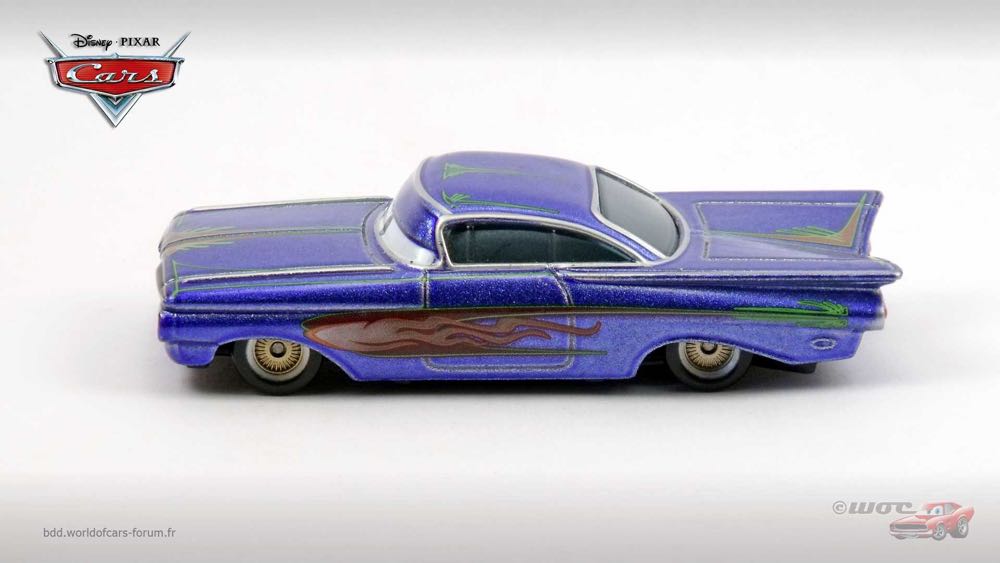 Ghostlight Ramone - LOOSE - (2008 - World of Cars) toy car collectible - Main Image 4