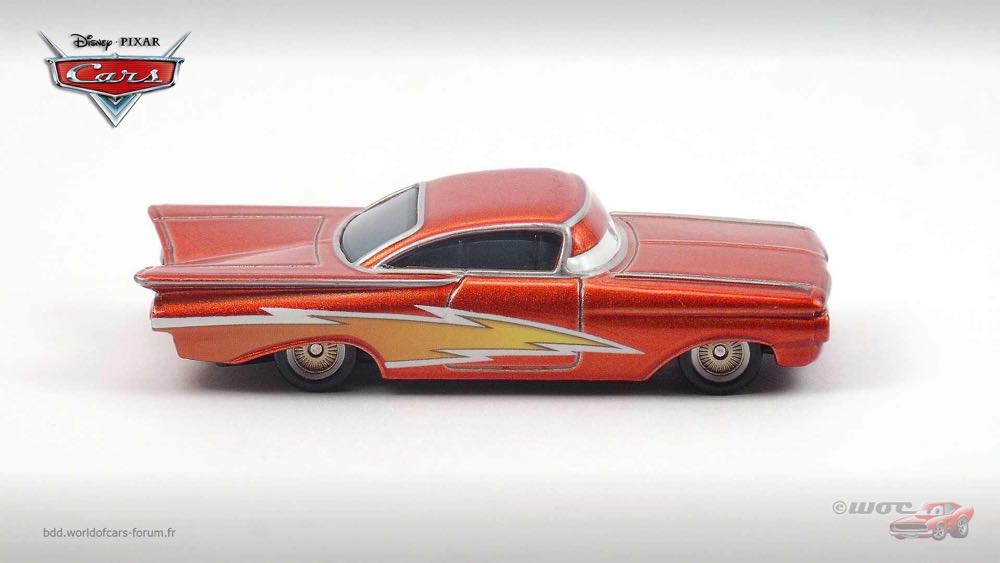 Lightning Ramone - LOOSE - (2008 - World of Cars) toy car collectible - Main Image 3