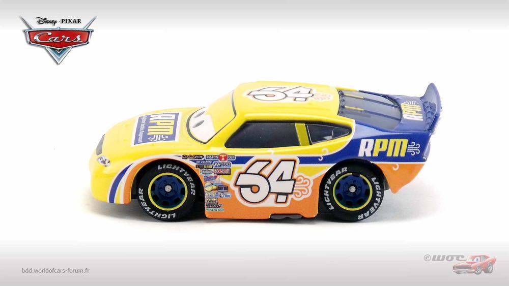 RPM No. 64 - LOOSE - (2007 - Supercharged) toy car collectible - Main Image 4