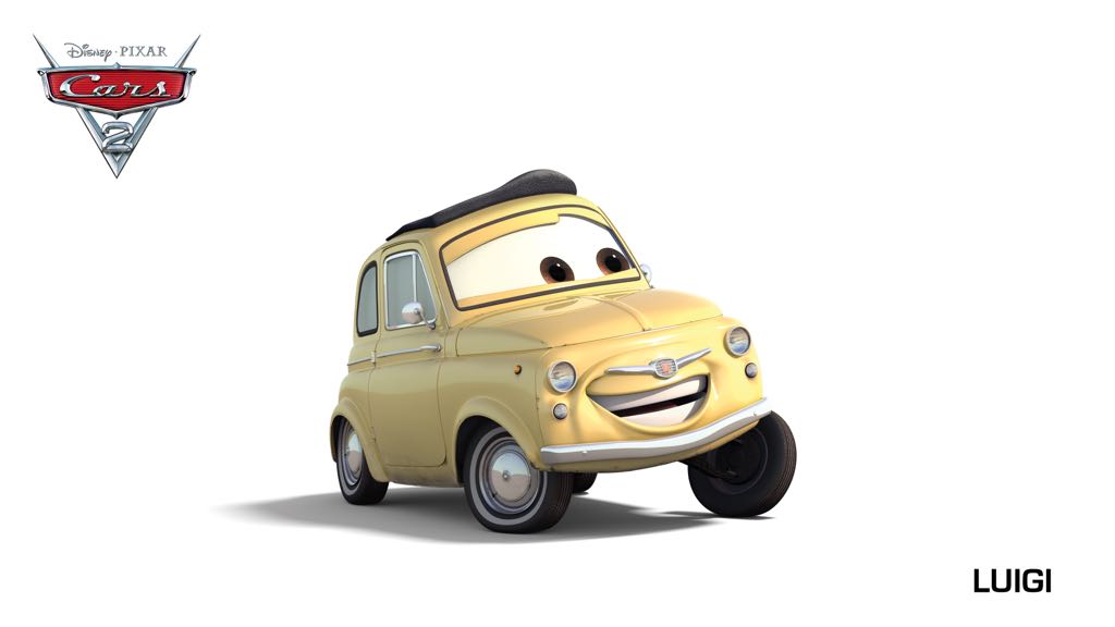 Luigi - (2006 - Desert) MOVIE MOMENTS (9) toy car collectible - Main Image 1