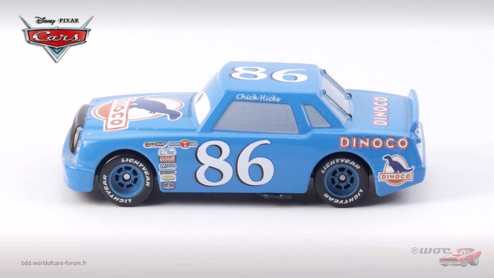 Dinoco Chick Hicks #86 - LOOSE - (2007 - Supercharged) toy car collectible - Main Image 4
