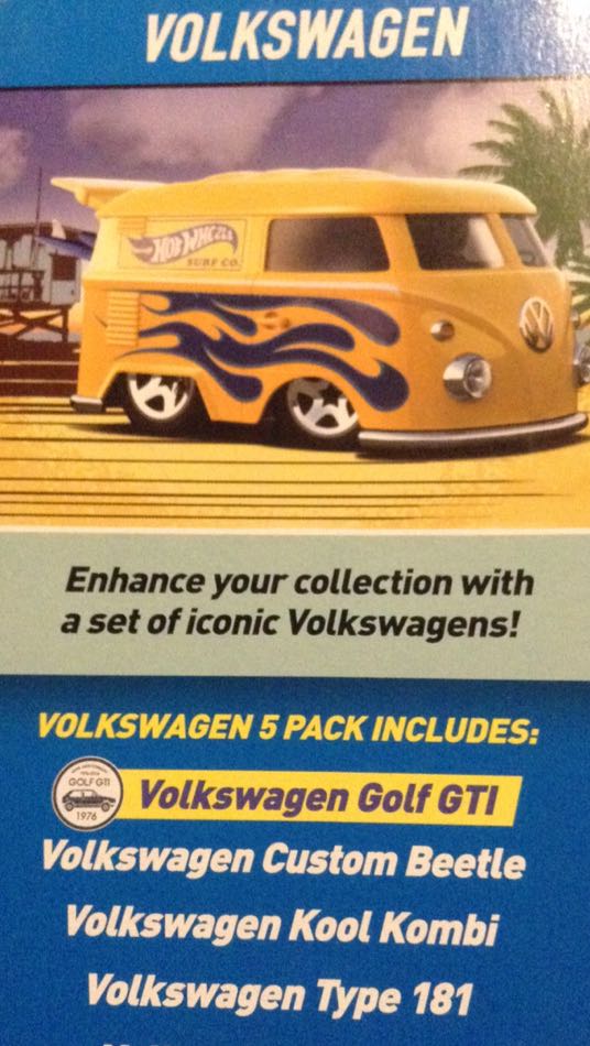 Volkswagen 5 Pack - Vw 5 Pack toy car collectible - Main Image 2