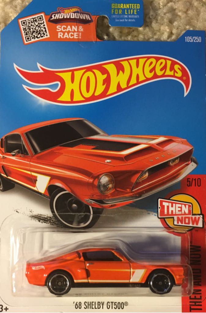 Shelby GT500, 1968 - 2016 Then and Now toy car collectible - Main Image 1