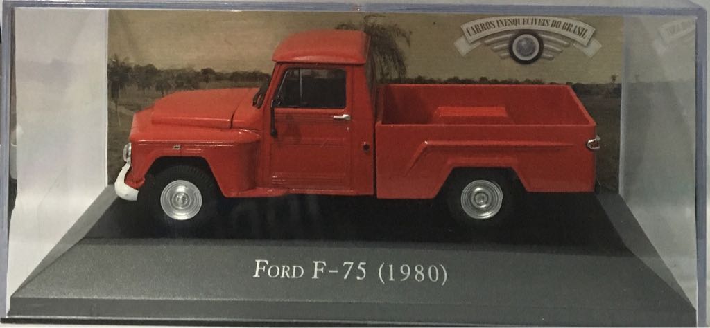 Ford F-75 (1980) - Carros Inesqueciveis Do Brasil toy car collectible - Main Image 2
