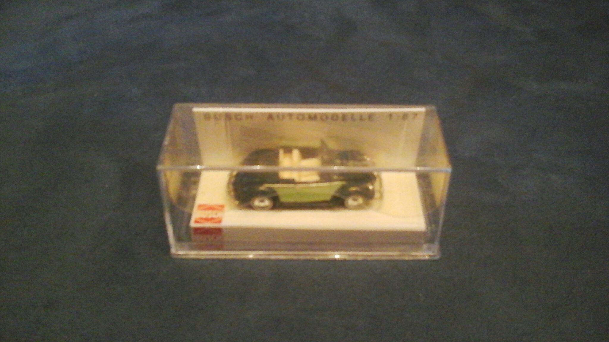 Busch Hebmüller grün-hellgrün toy car collectible - Main Image 1