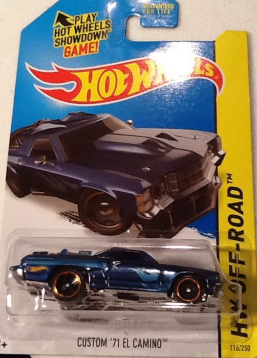 Custom ’71 El Camino - 2014 Treasure Hunt toy car collectible - Main Image 1