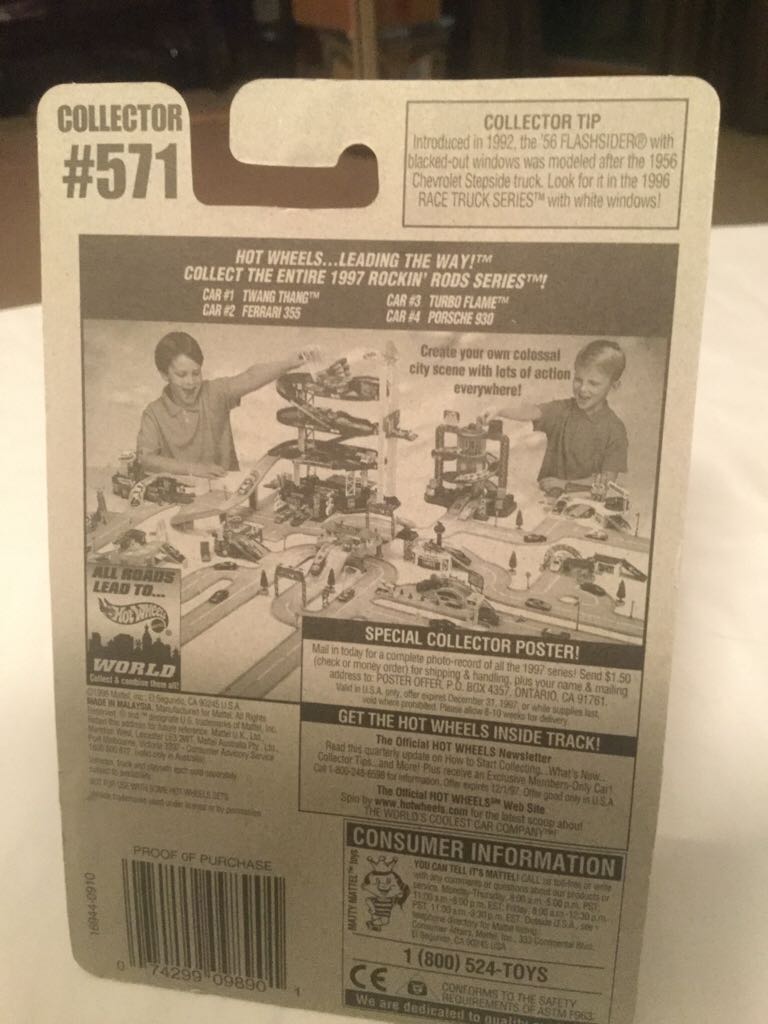 #417 RED-HOT ROCKIN’ ROLLER! - Rockin’ Rods Series toy car collectible - Main Image 2