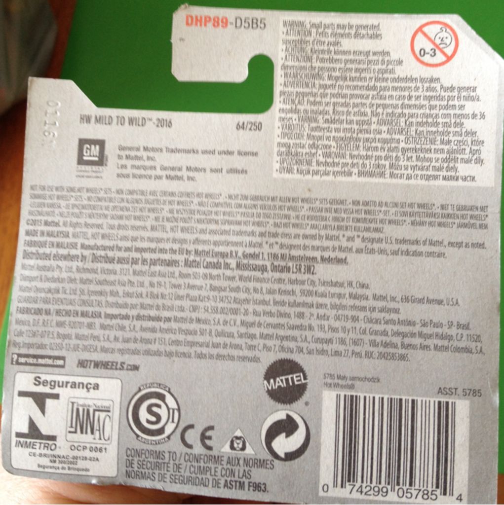 ’10 Pro Stock Camaro - HW Mild To Wild toy car collectible - Main Image 2