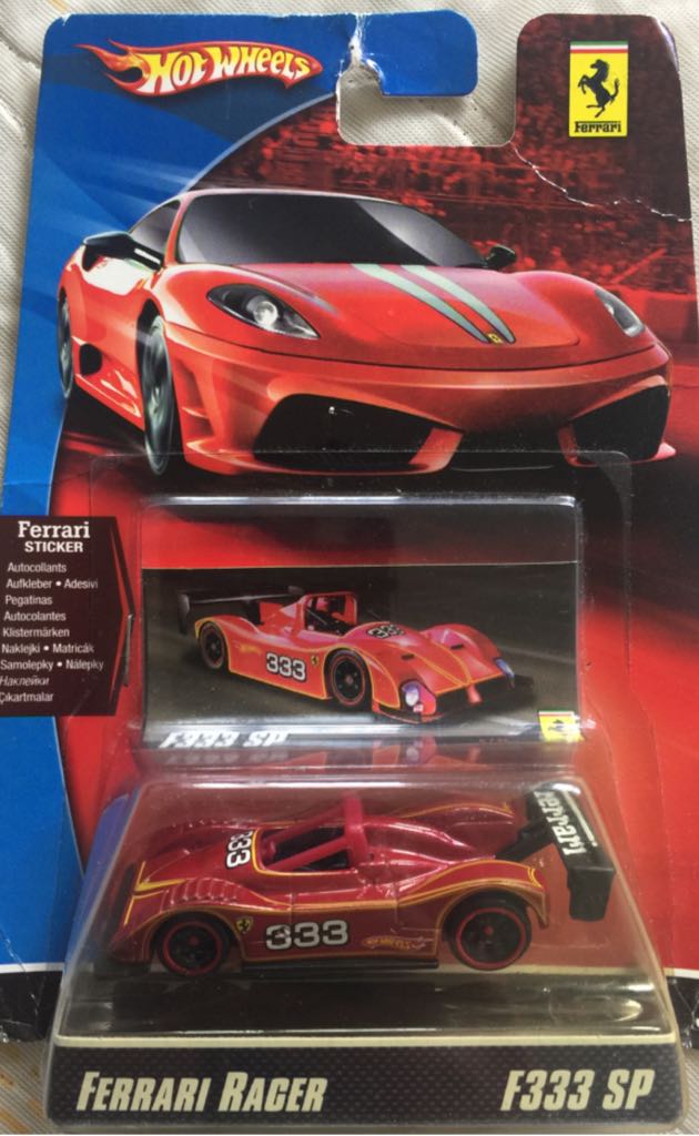 F333 SP - 2009 - HW Ferrari Racer toy car collectible - Main Image 1