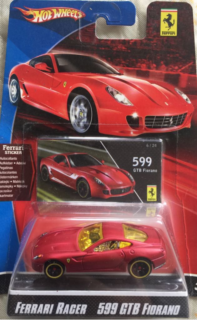 Ferrari 599 GTB Fiorano - 2008 Ferrari Racer toy car collectible - Main Image 1