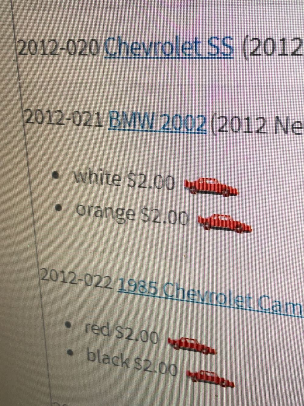 BMW 2002 - BMW toy car collectible - Main Image 3