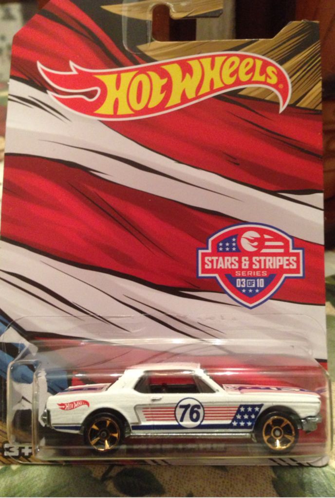 65 Mustang - Stars And Stripes toy car collectible - Main Image 1