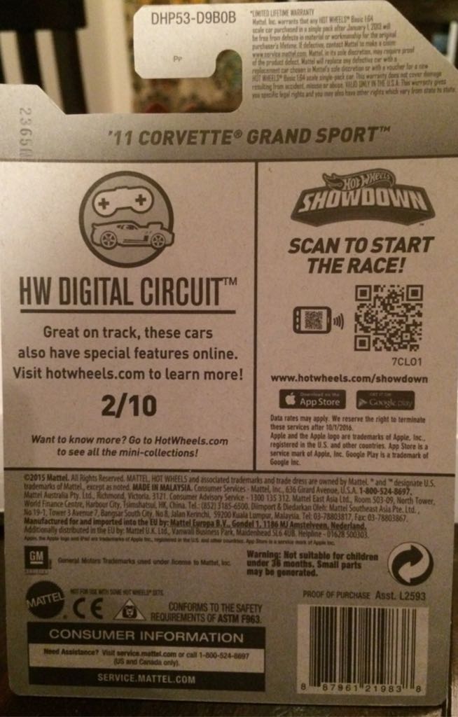 ‘11 Corvette Grand Sport - Trea$ure Hunt$ toy car collectible - Main Image 2