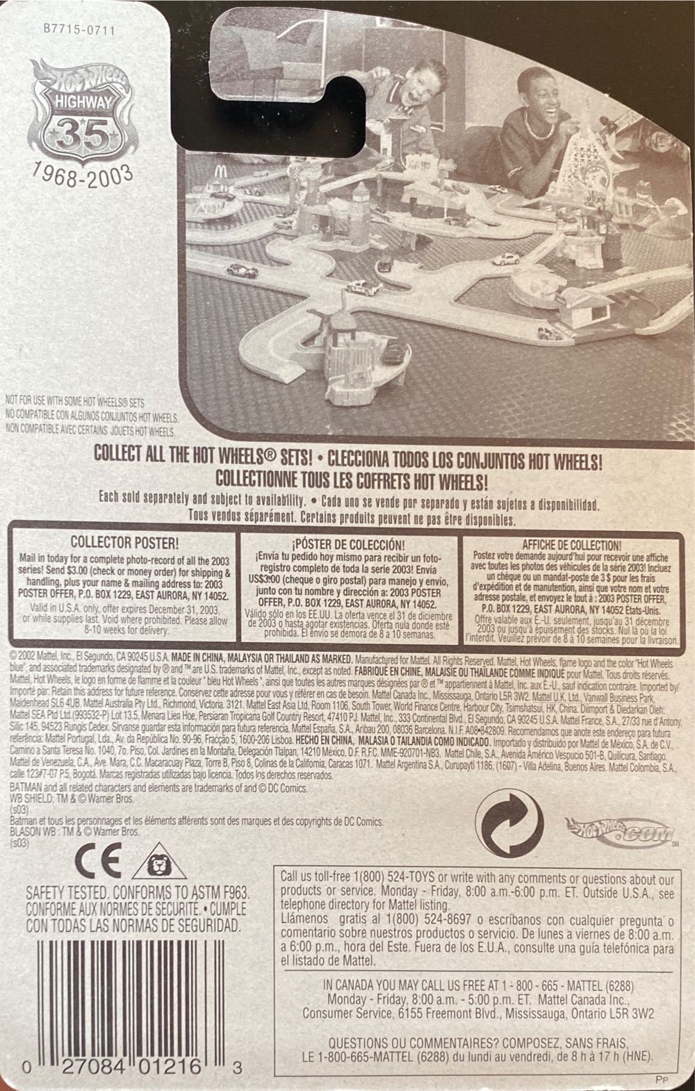 HW HWY35 Joker Evil Twin - 2003 Highway 35 toy car collectible - Main Image 2