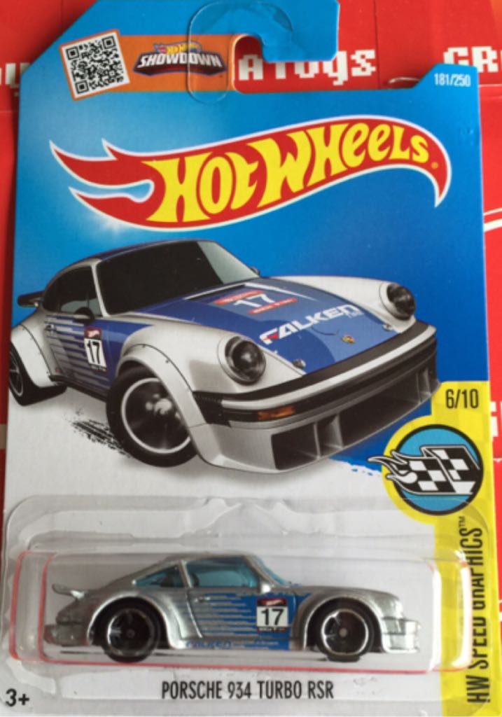 Porsche 934 Turbo RSR - HW Speed Graphics toy car collectible - Main Image 1
