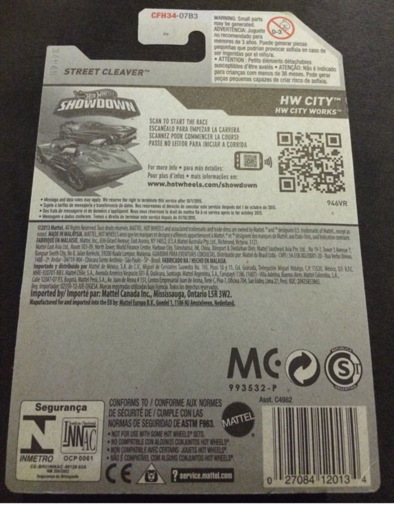 HW City Street Cleaver  toy car collectible - Main Image 2