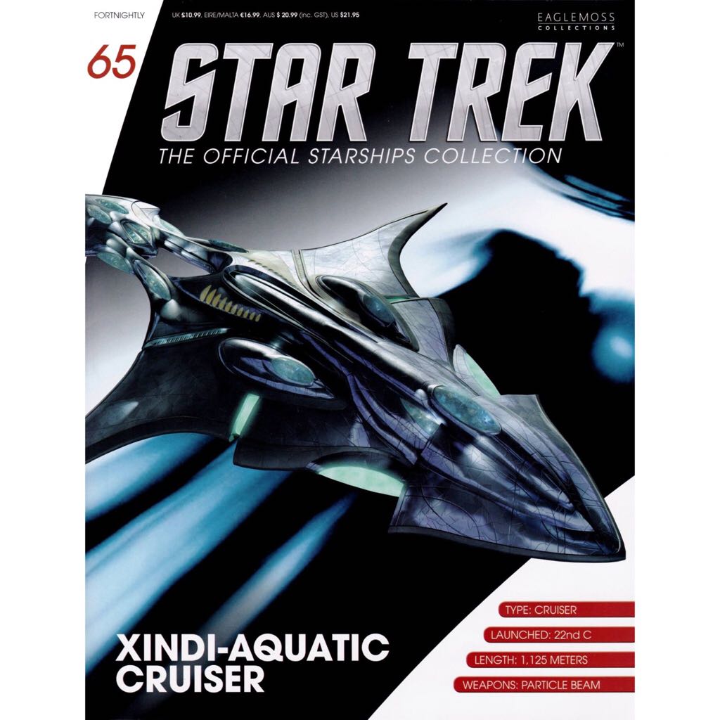 Xindi-Aquatic Cruiser - The Official Starships Collection toy car collectible - Main Image 2