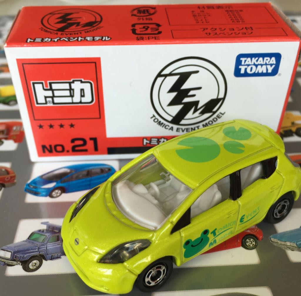EVENT TOMICA 021 - Nissan Leaf  toy car collectible - Main Image 1