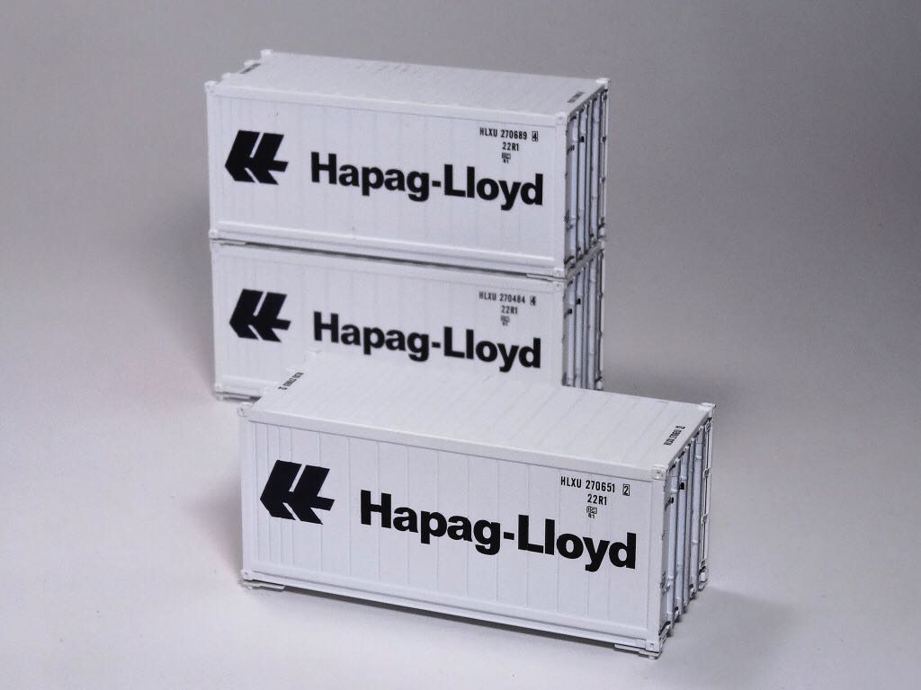Kühlcontainer 20” Hapag-Lloyd - Container toy car collectible - Main Image 2