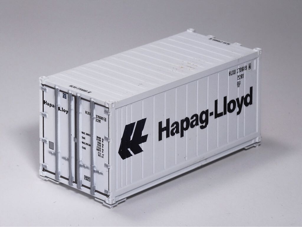 Kühlcontainer 20” Hapag-Lloyd - Container toy car collectible - Main Image 2