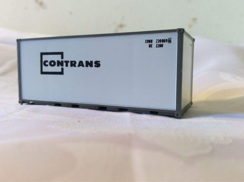 Container 20” Contrans - Container toy car collectible - Main Image 1