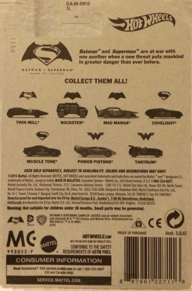TWIN MILL - BATMAN toy car collectible - Main Image 4