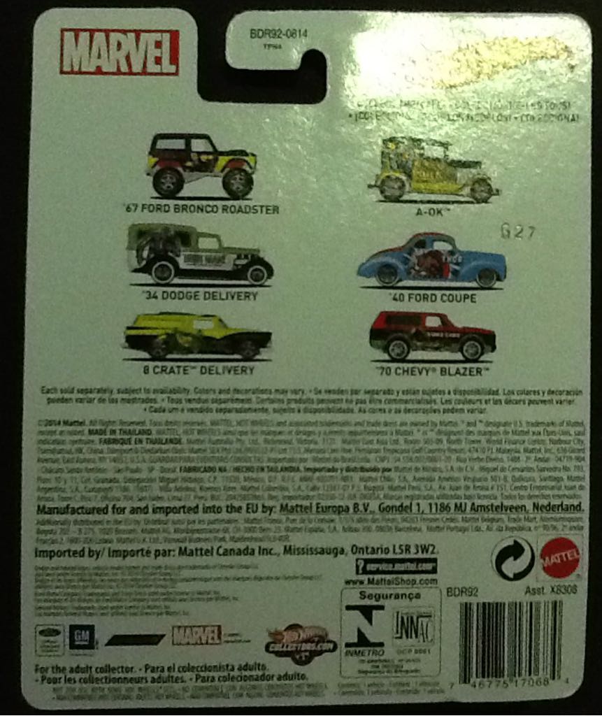 Marvel - Iron Man toy car collectible - Main Image 2