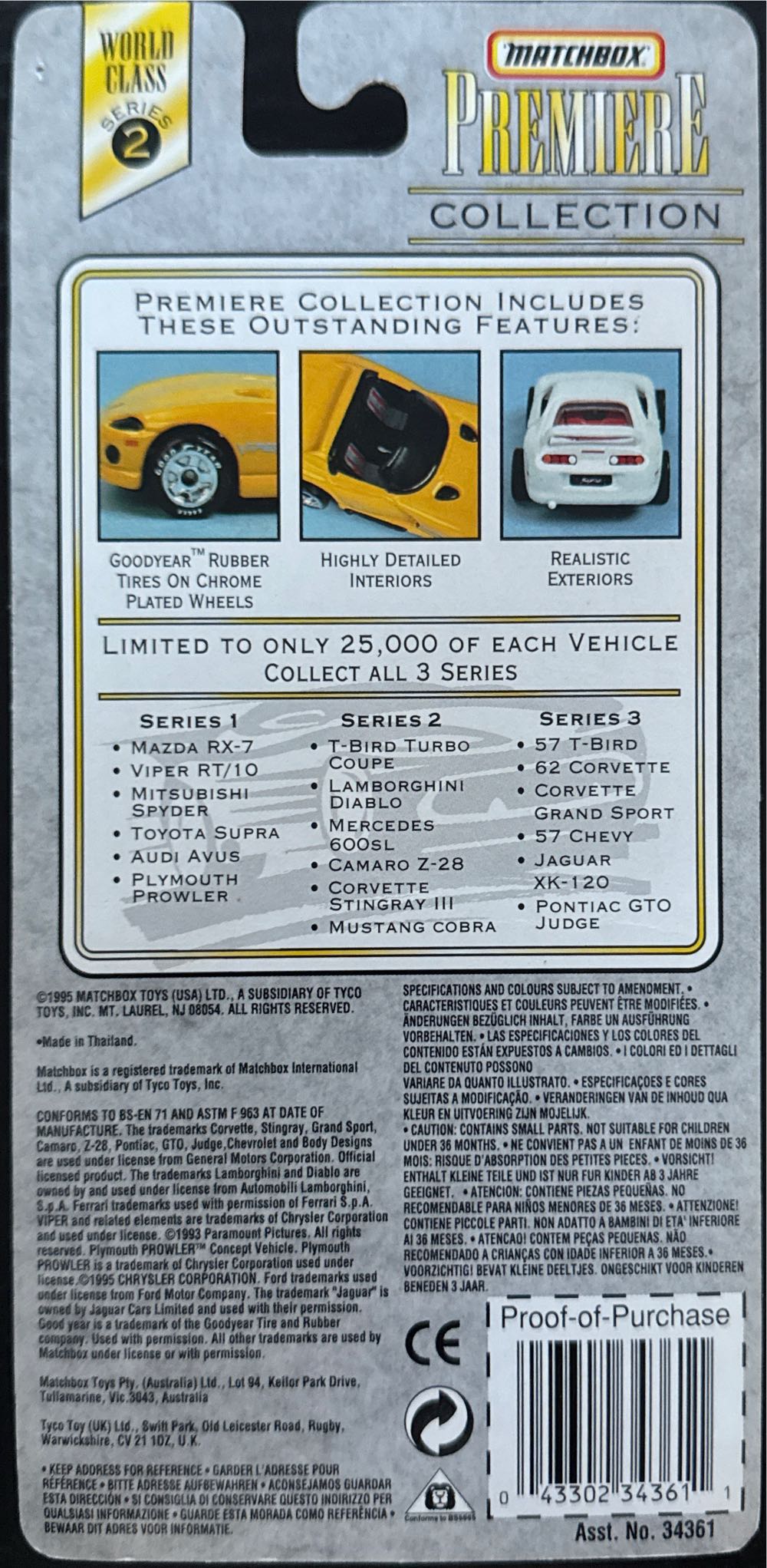 Camaro Z28 Matchbox Premiere Collection - MBX Premiere Collection toy car collectible - Main Image 2