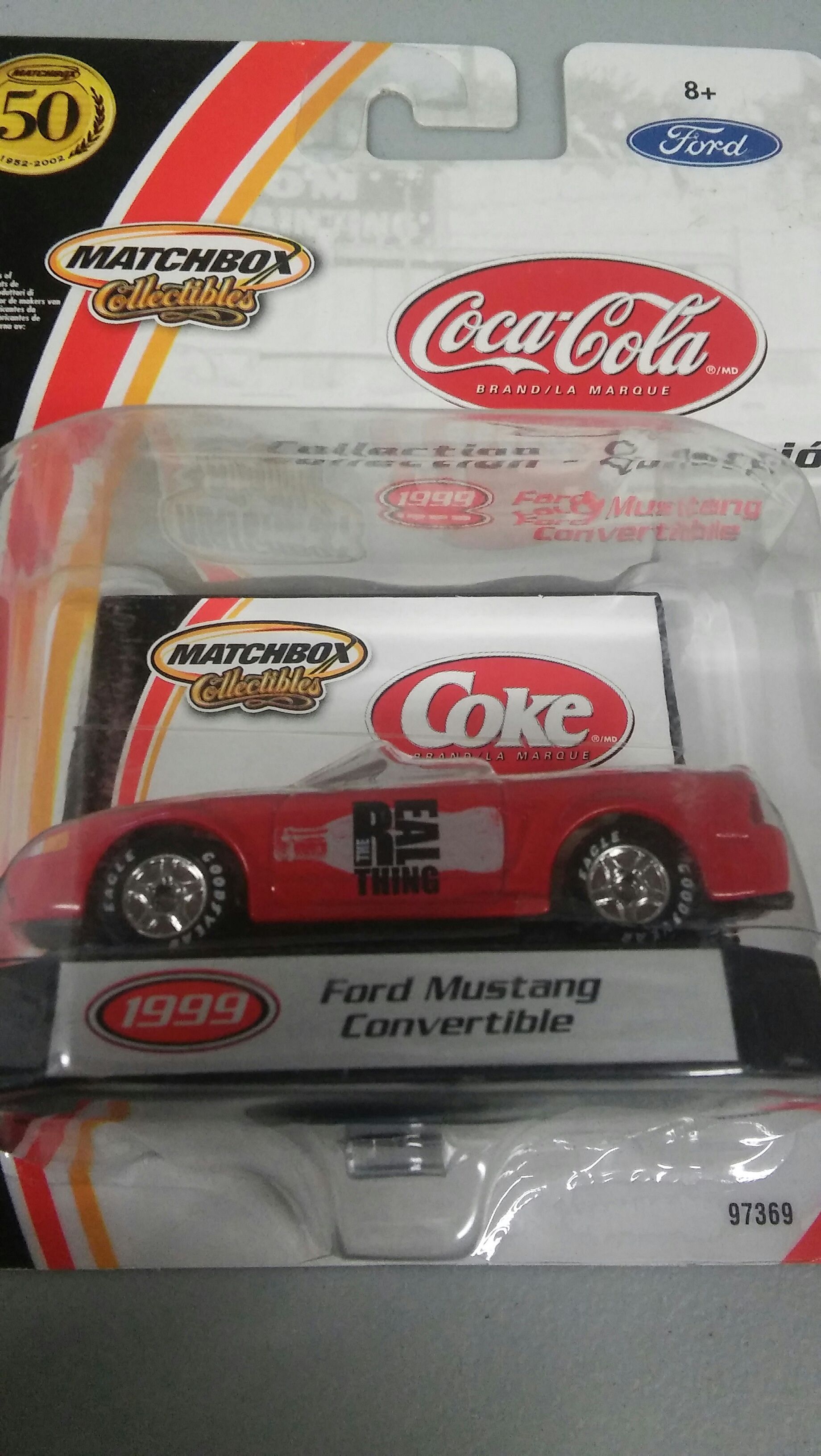 1999 Ford Mustang Convertible - Coca-Cola Collection toy car collectible - Main Image 2